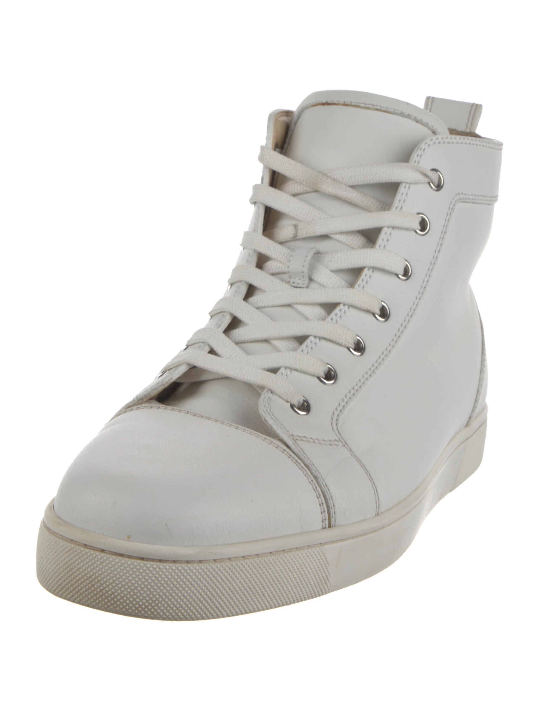 louboutin white sneakers