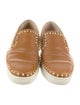 Christian Louboutin Leather Studded Accents Sneakers