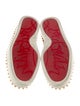 Christian Louboutin Leather Studded Accents Sneakers