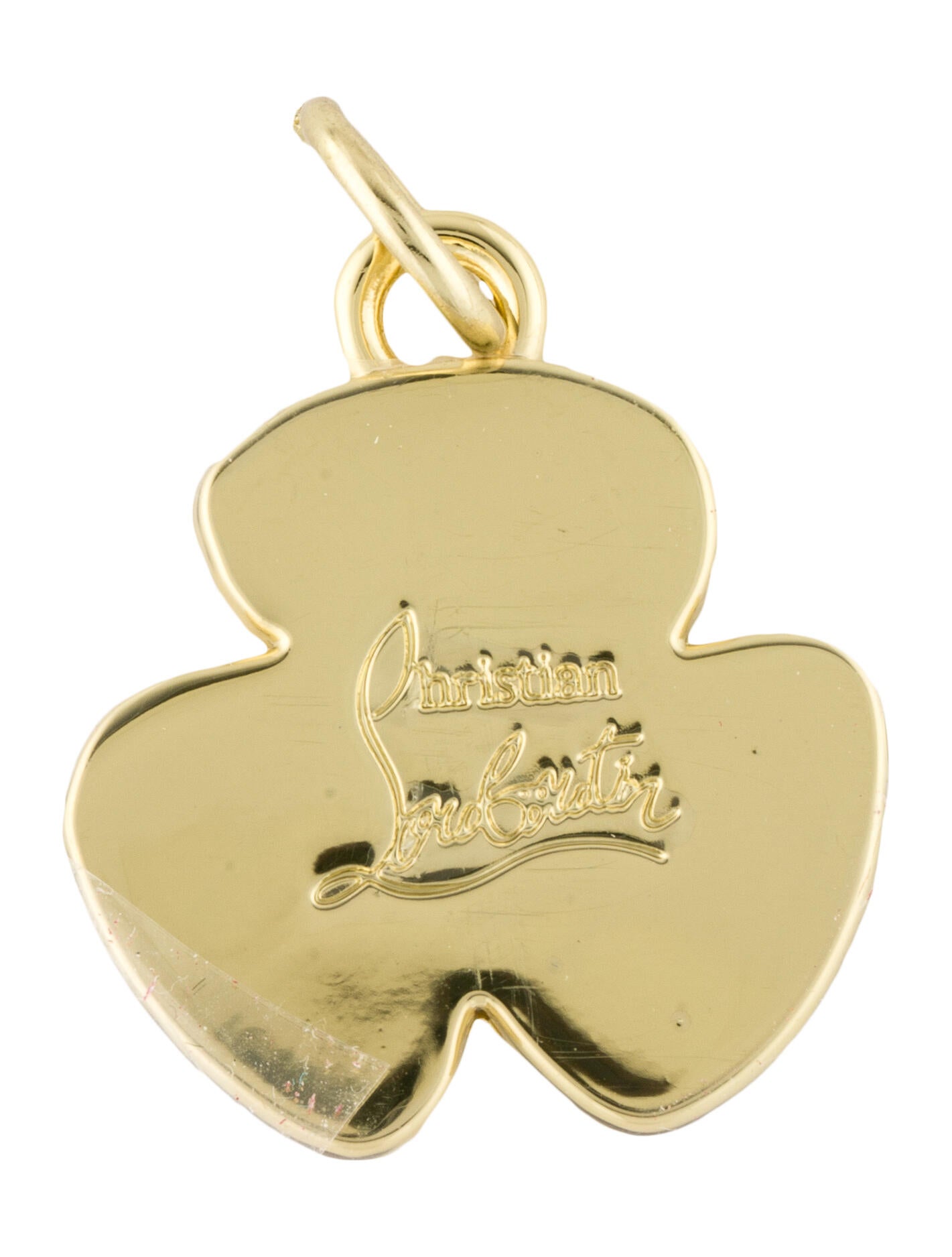 Christian Louboutin Red Sole Enamel Keychain Red Keychains