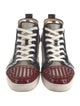 Christian Louboutin Spike Accents Leather Sneakers