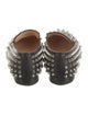 Christian Louboutin Leather Studded Accents Dress Loafers