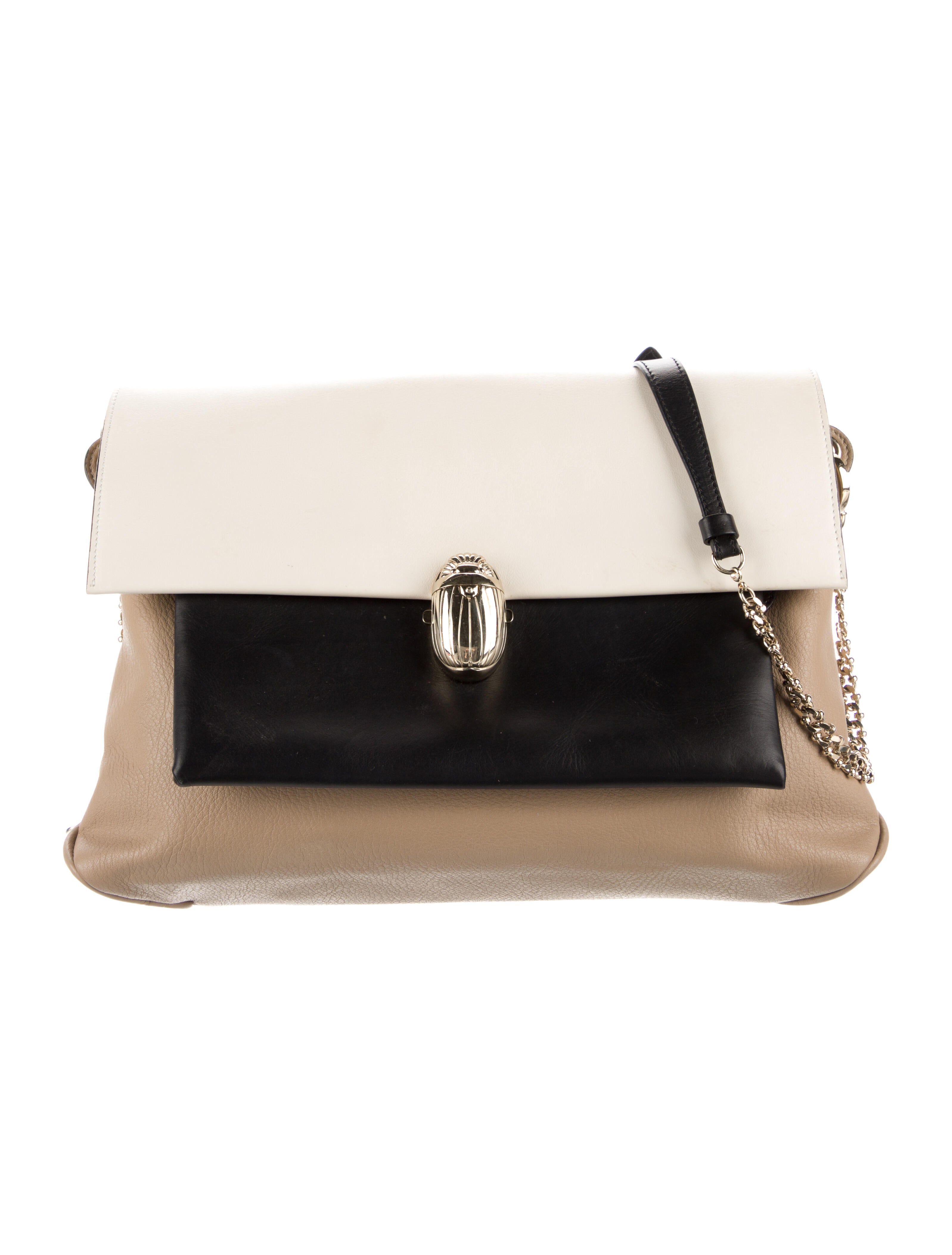 Christian Louboutin ChainLink Tricolor Leather Crossbody Bag