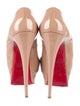 Christian Louboutin Lady Peep 150MM Patent Leather Pumps