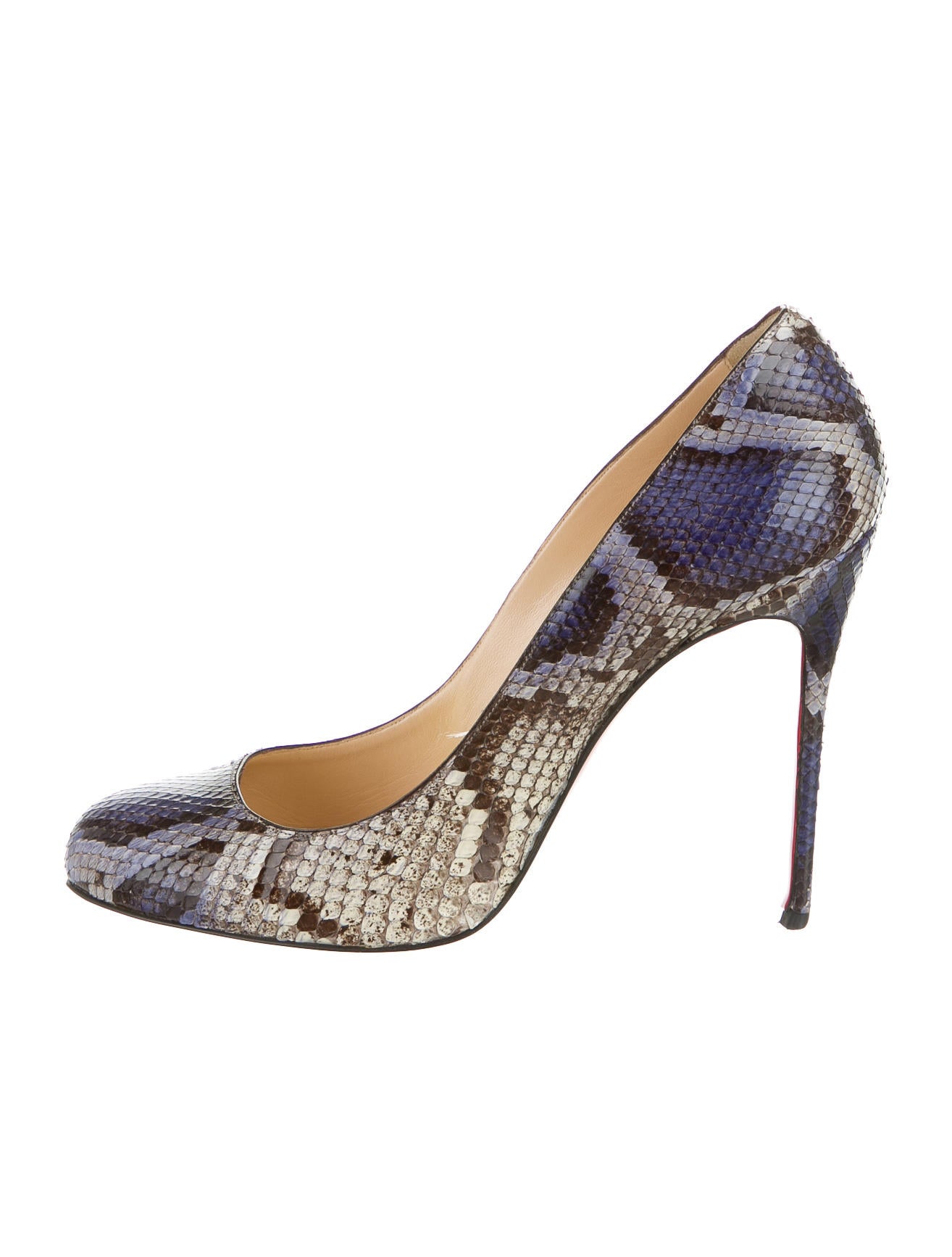 Christian Louboutin Snakeskin Pumps Shoes CHT29359 The RealReal