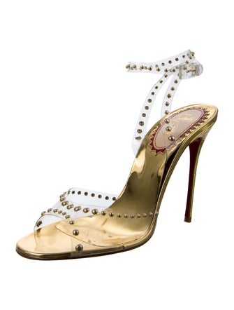 Christian Louboutin Icone a Clous 20th Anniversary PVC Slingback Sandals