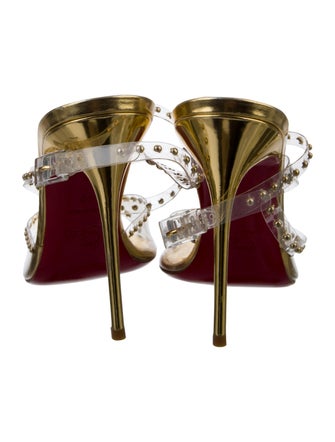 Christian Louboutin Icone a Clous 20th Anniversary PVC Slingback Sandals