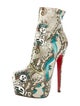 Christian Louboutin Python Skull Mexico Daf Booties