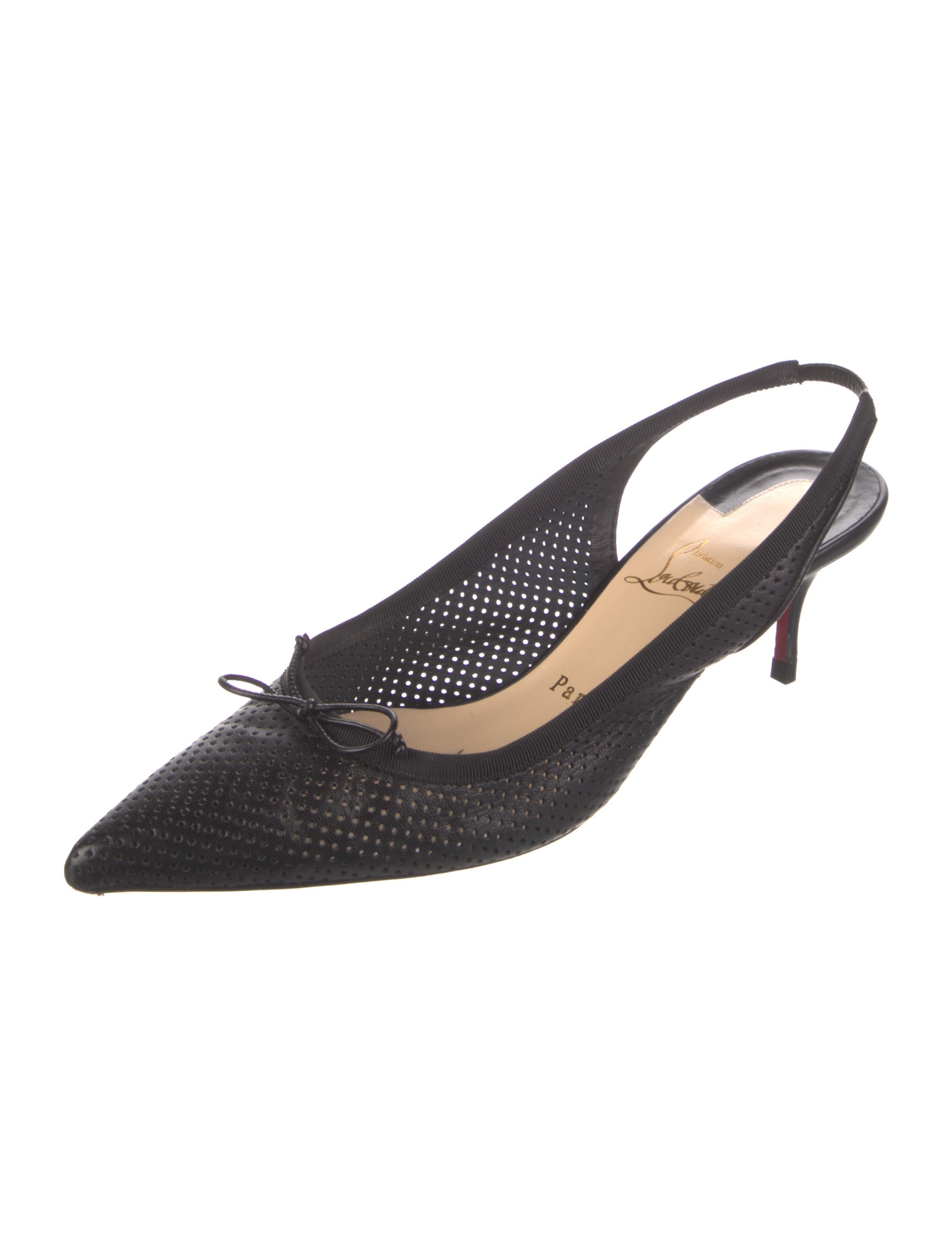 Christian Louboutin Python Pumps Black Pumps, Shoes CHT40789 The