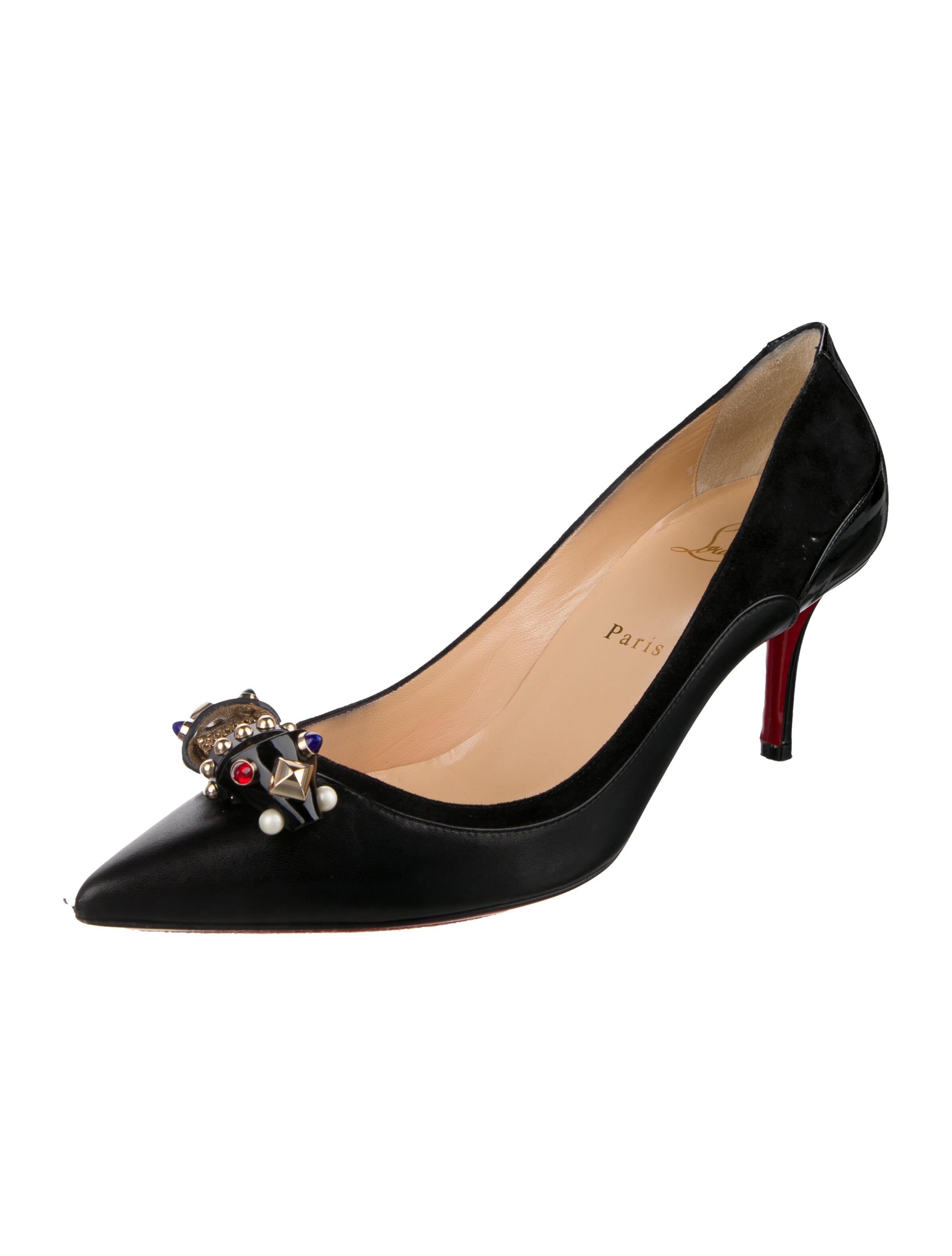 louboutin plateau pumps