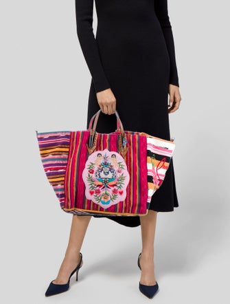 Christian Louboutin Embroidered Tote