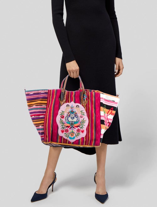 Christian Louboutin Embroidered Tote