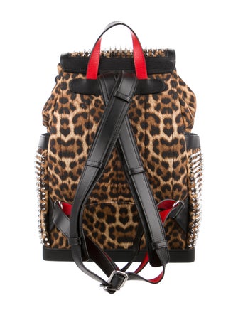 Christian Louboutin Explorafunk Spiked Canvas Backpack