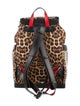 Christian Louboutin Explorafunk Spiked Canvas Backpack