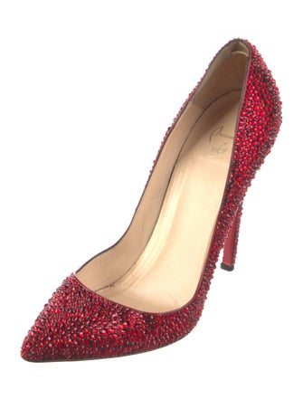 Christian Louboutin Crystal Crystal Embellishments Pumps