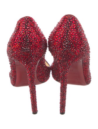 Christian Louboutin Crystal Crystal Embellishments Pumps