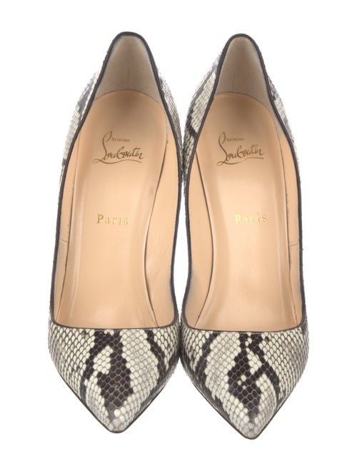 Christian Louboutin Leather Animal Print Pumps