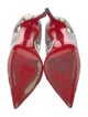 Christian Louboutin Leather Animal Print Pumps
