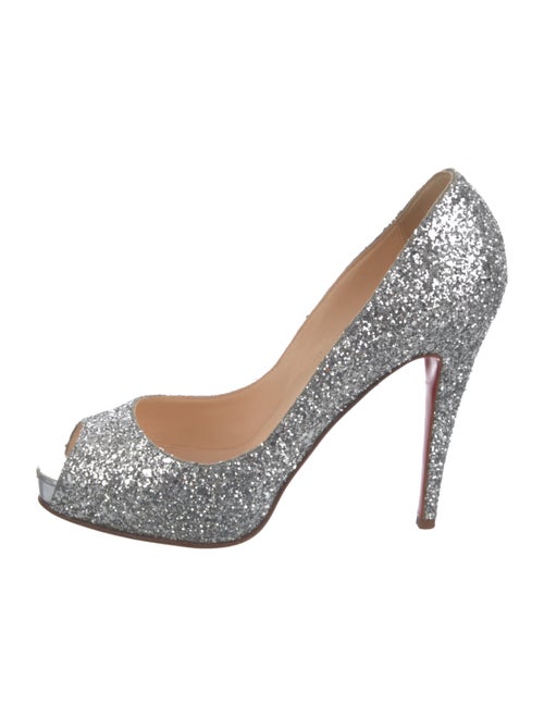 Christian Louboutin Glitter Accents Pumps