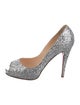 Christian Louboutin Glitter Accents Pumps