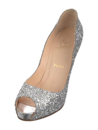 Christian Louboutin Glitter Accents Pumps