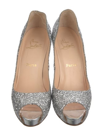 Christian Louboutin Glitter Accents Pumps
