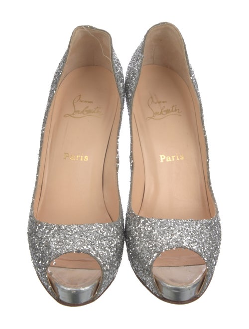 Christian Louboutin Glitter Accents Pumps