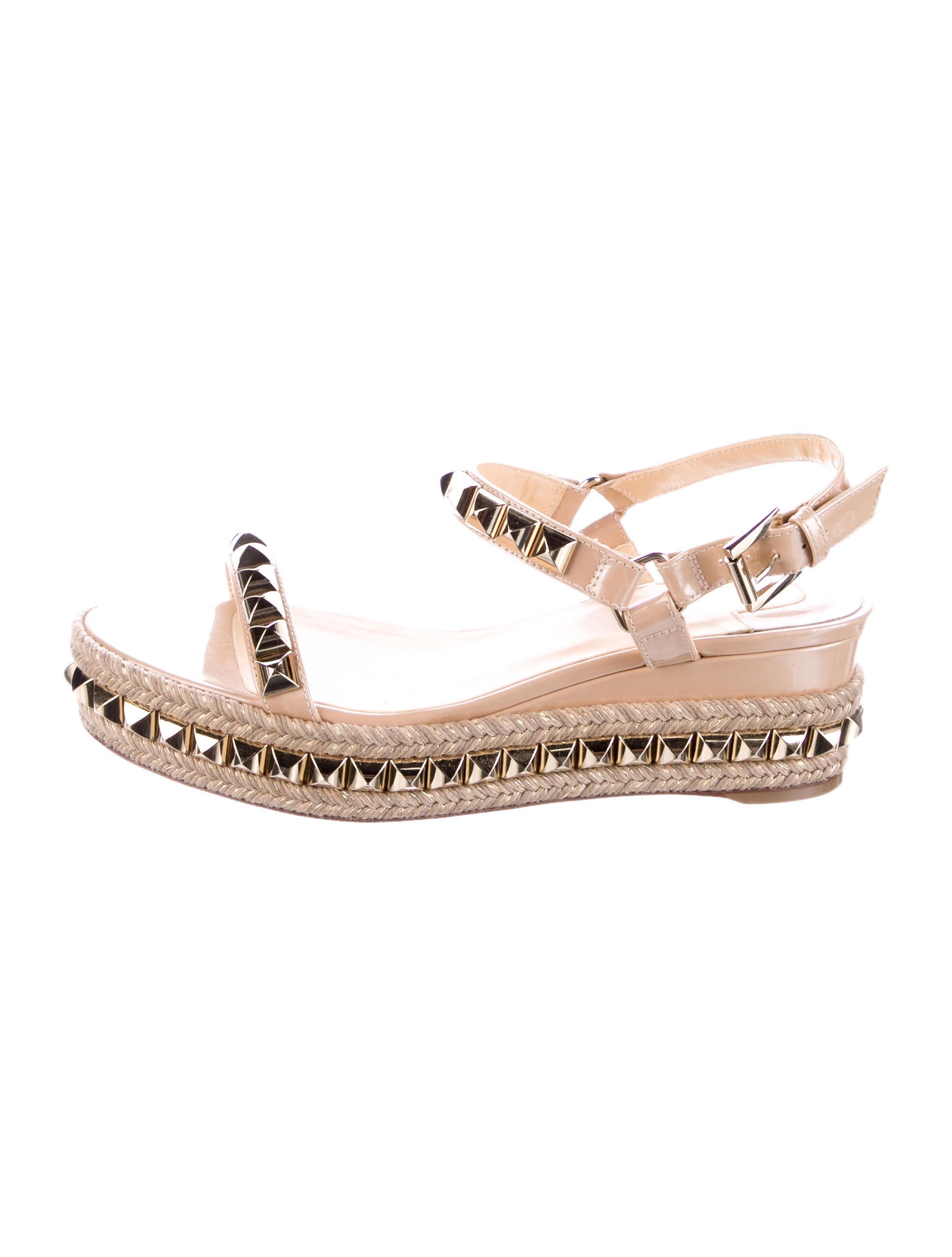 CHRISTIAN LOUBOUTINの靴♪ ** PYRACLOU NUDE ** 60mm Pyraclou 60 Blush Patent leather - Women Shoes - Christian