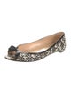 Christian Louboutin Python Animal Print Flats