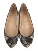 Christian Louboutin Python Animal Print Flats