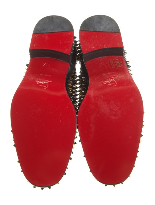 Christian Louboutin Spike Accents Leather Oxfords
