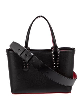 Christian Louboutin Cabata Stud Embellished Leather Handle Bag