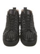Christian Louboutin Spike Accents Leather Sneakers