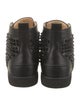 Christian Louboutin Spike Accents Leather Sneakers
