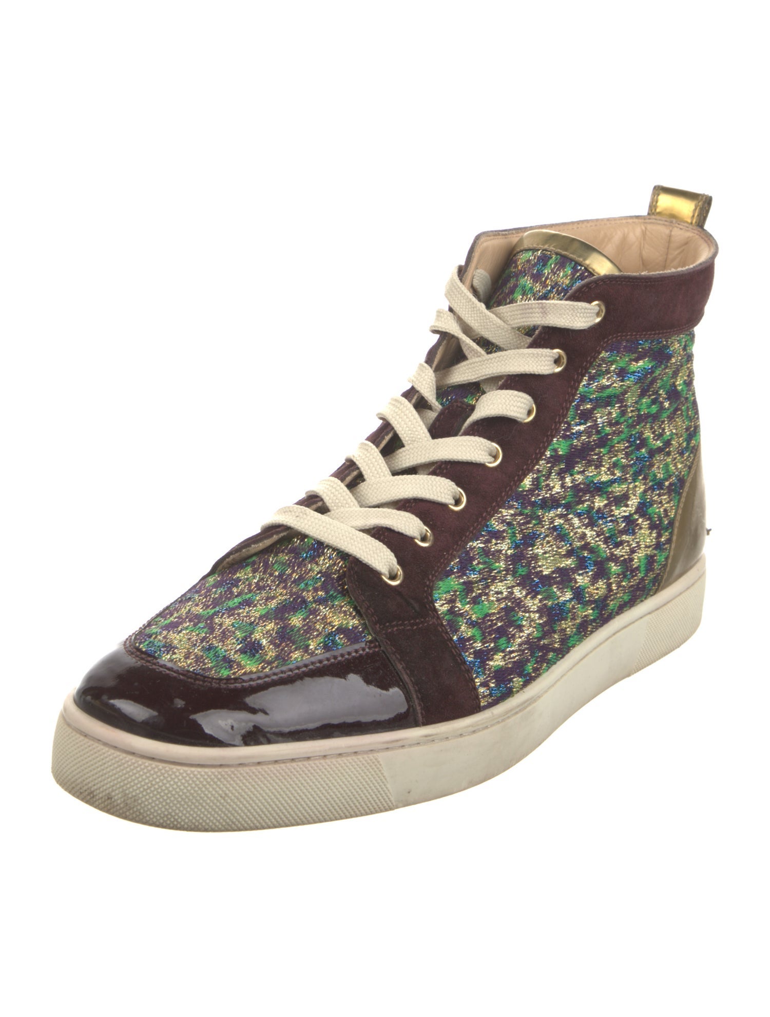 Christian Louboutin Canvas Printed Sneakers