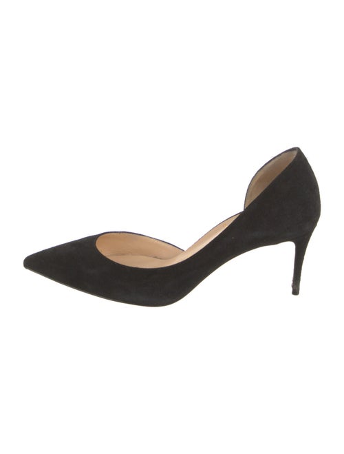 Christian Louboutin Suede D'Orsay Pumps