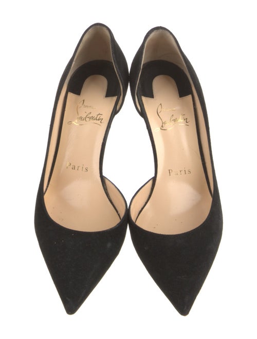 Christian Louboutin Suede D'Orsay Pumps