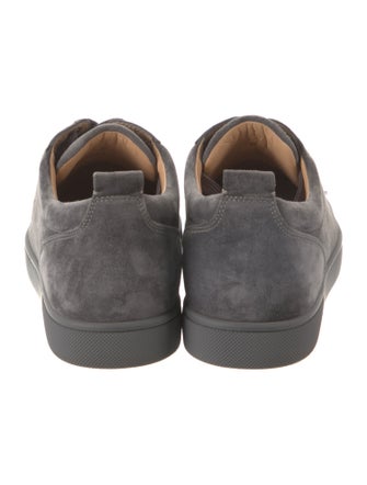 Christian Louboutin Rockstud Accents Leather Sneakers