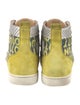 Christian Louboutin Printed Glitter Accents Sneakers