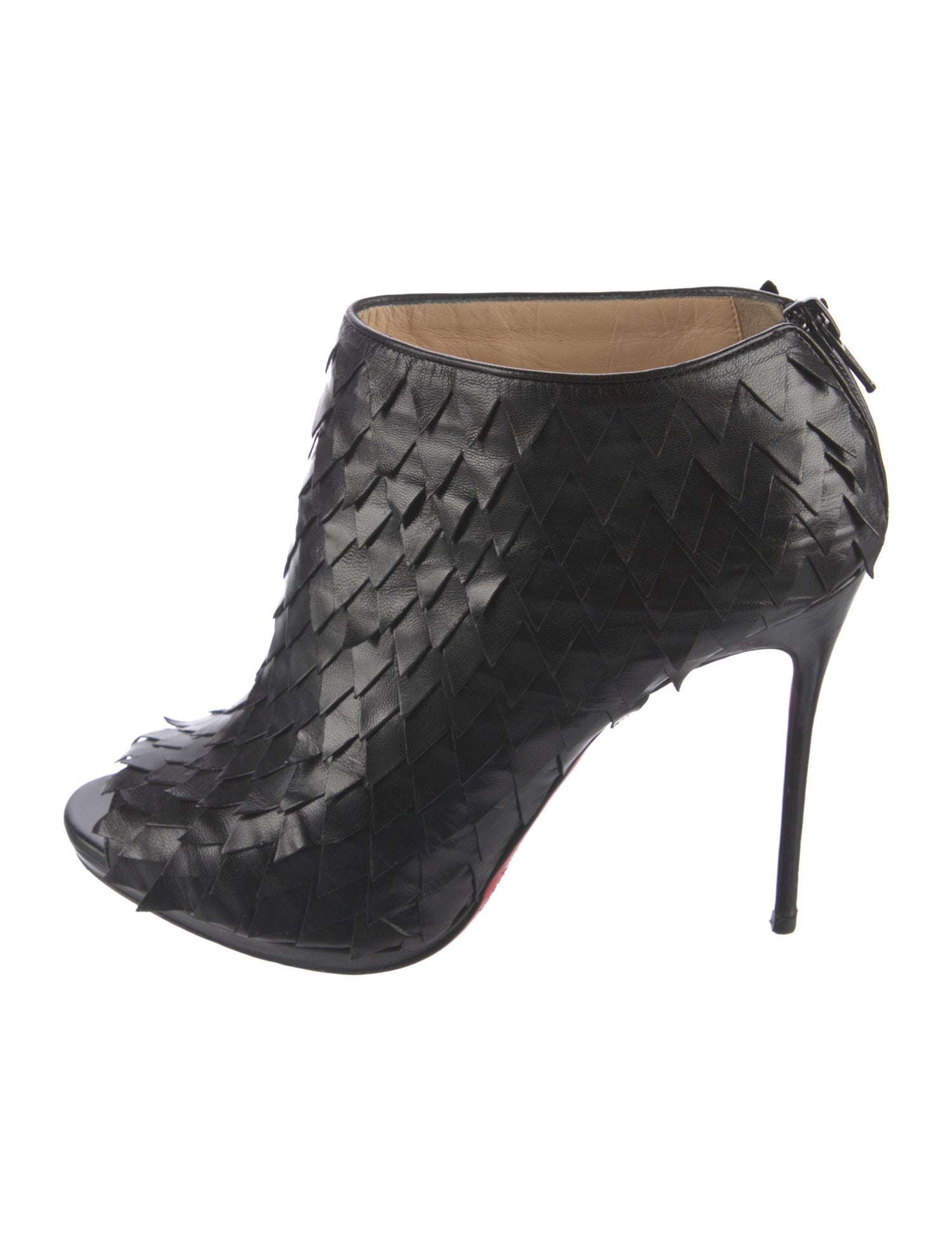 animal print lace up boots