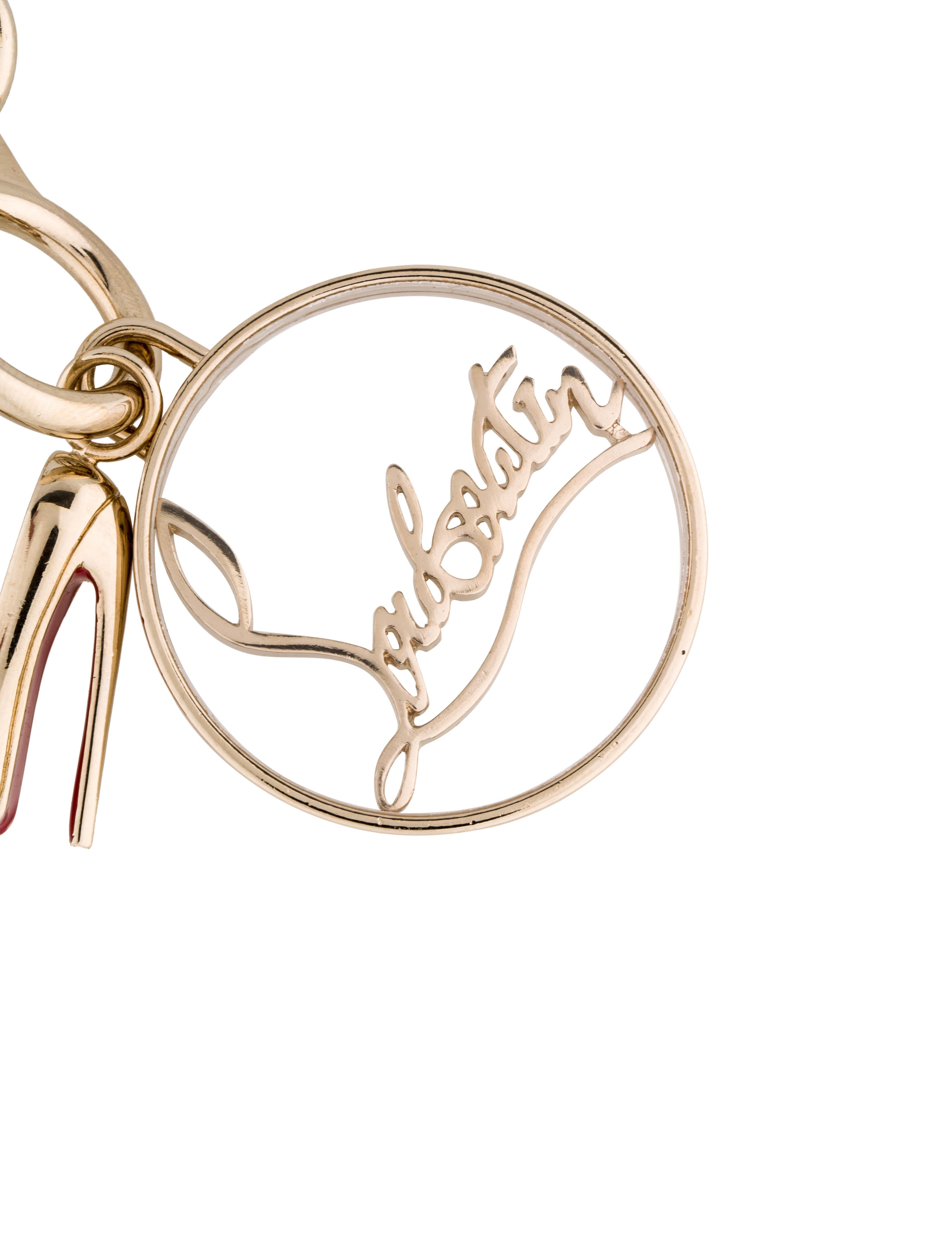 Christian Louboutin Bag Charm Metallic Other, Accessories CHT36144
