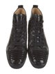 Christian Louboutin Python Animal Print Sneakers