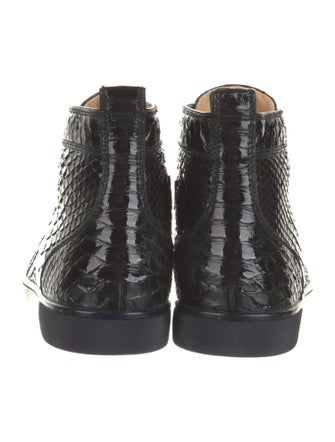 Christian Louboutin Python Animal Print Sneakers