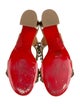 Christian Louboutin Leather Studded Accents Slides