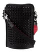 Christian Louboutin Leather Loubilab Spiked Messenger Bag