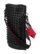 Christian Louboutin Leather Loubilab Spiked Messenger Bag