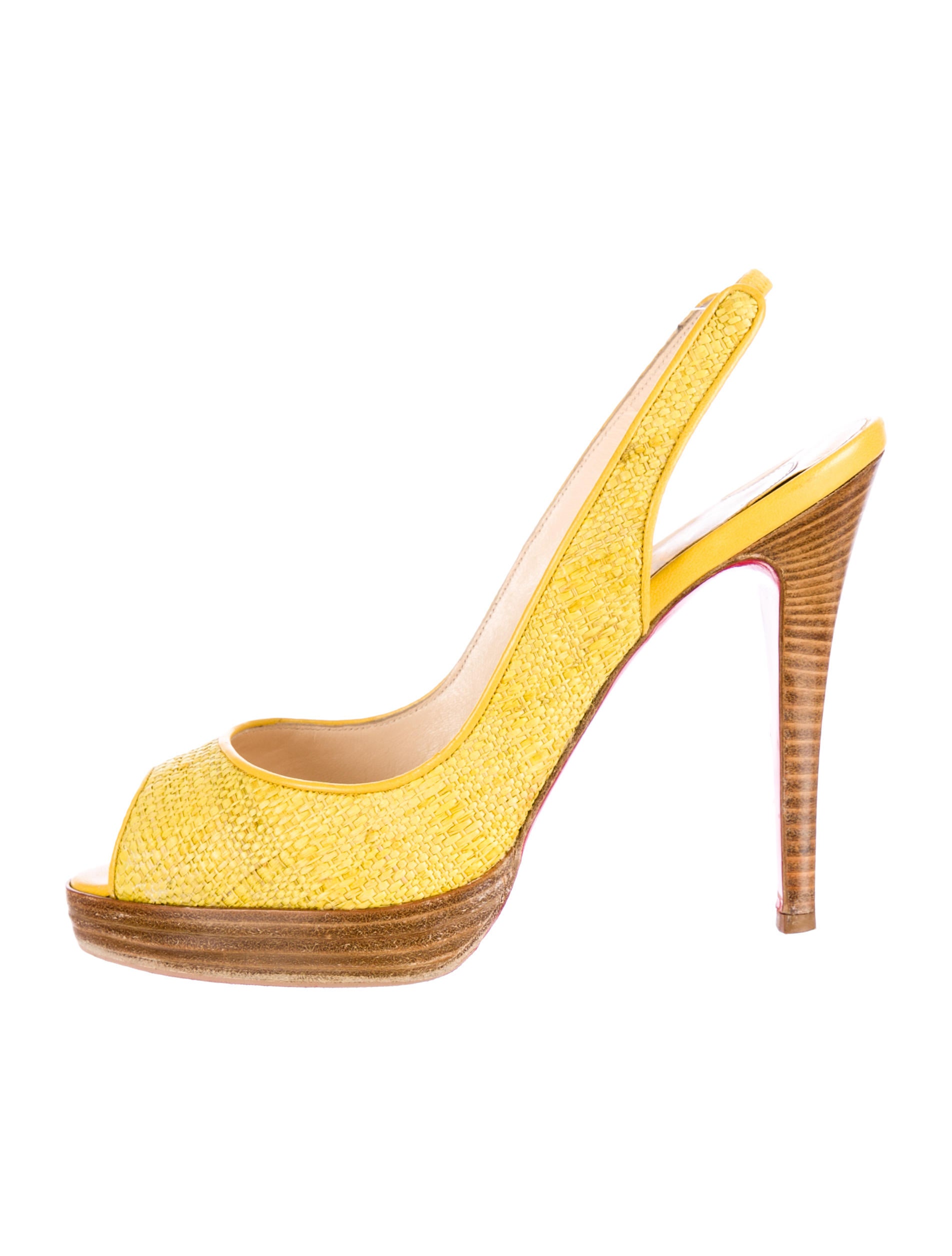 louboutin slingback pumps