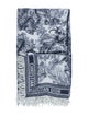 Christian Dior Toile de Jouy Throw Blanket