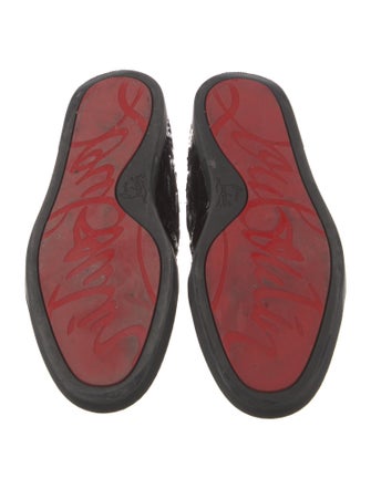 Christian Louboutin Python Animal Print Sneakers