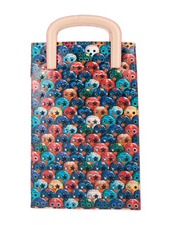 Christian Louboutin Patterned Studded Handle Bag